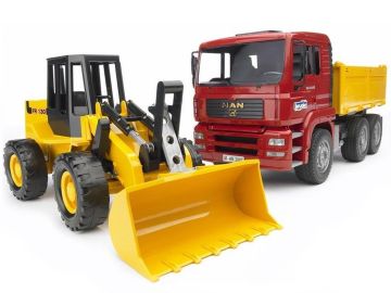 Bruder Kamion z bagerjem 02752