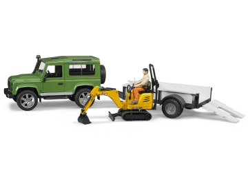 Bruder Land Rover z prikolico 02593