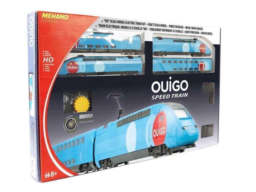 Mehano - Coffret de Train TGV Ouigo avec Transformateur et Régulate