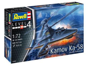 Revell model helikopterja Stealth Kamov Ka-58 EIGRACE