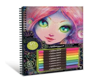 Nebulous Stars Pobarvanka črni listi