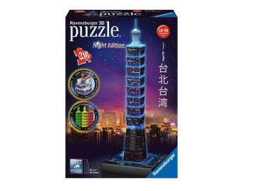 Sestavljanka 3D Taipei ponoči eigrače