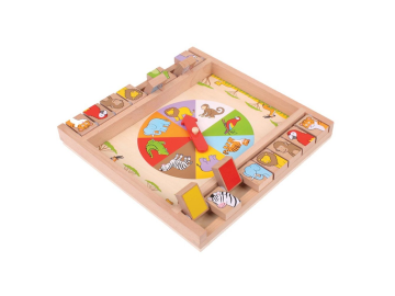 Družabna igra Shut the box živali