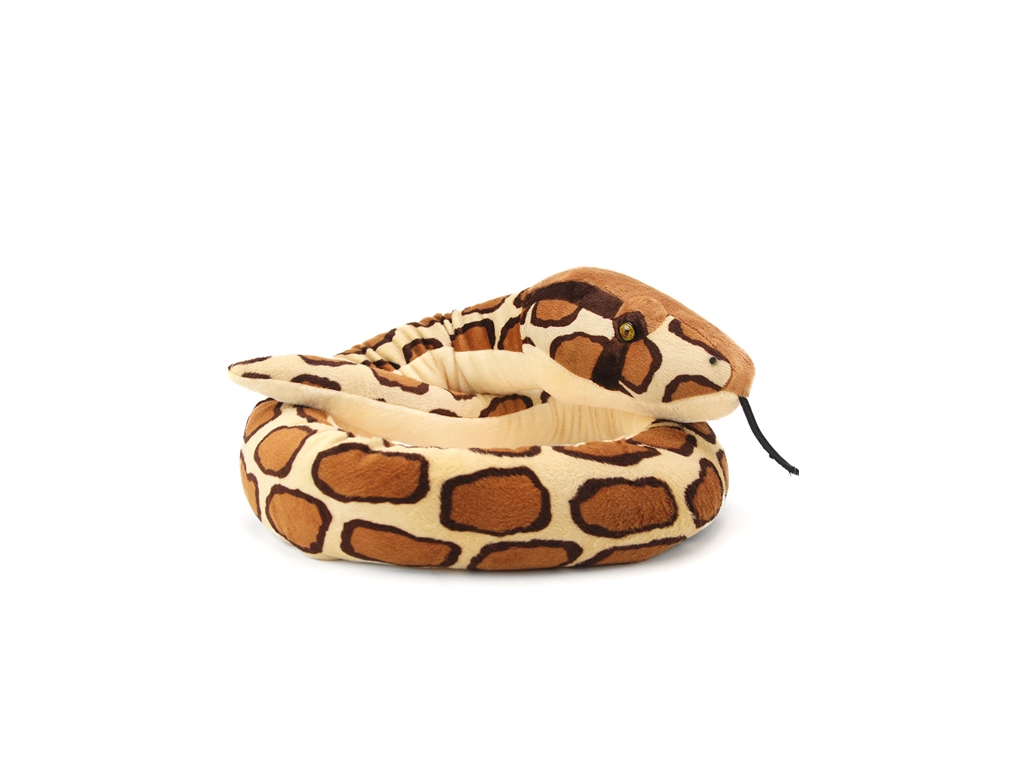 Giant Reticulated Python Toy White Snake Alba The Albino Burmese Python - Giant 100 Inch Stuffed ...
