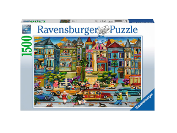 Sestavljanka Poslikane hiše 1500d Ravensburger