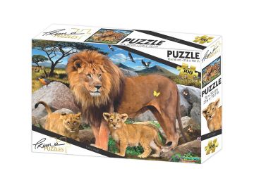 Puzzle sestavljanka 3D Levja družina 500 kosov