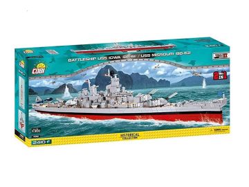 Cobi kocke Ladja USS Iowa in USS Missouri