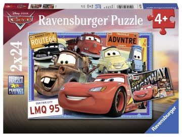 Ravensburger sestavljanka Cars 2X24 delna