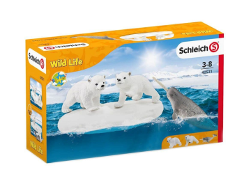 Schleich Polarna medveda, mečarica in ploskev