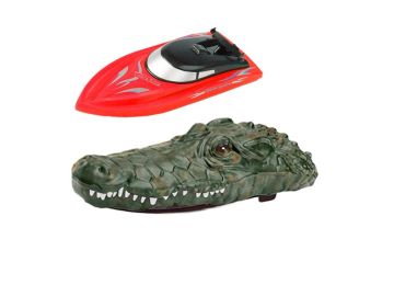 Croco Racer čoln 2v1 2.4GHz rdeč