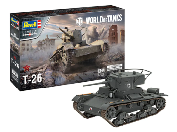 Revell maketa T-26 World of Tanks 03505