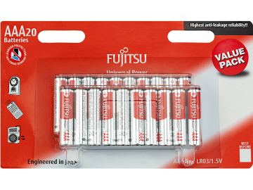 Baterije Fujitsu 20x AAA 1.5V