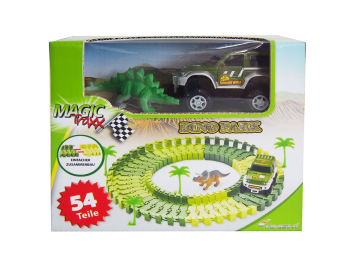 Dirkalna steza Magic Traxx Dinozavri - 54 delov