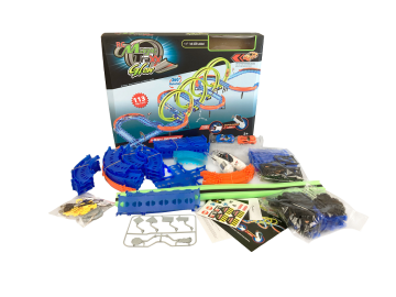 Dirkalna steza Magic Traxx Glow - 113 delov