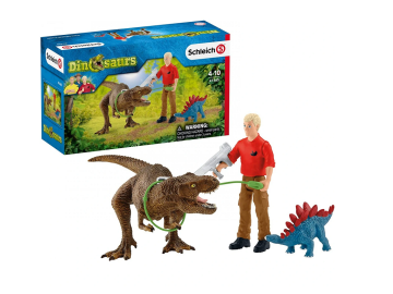Schleich Napad Tiranozavra Rexa