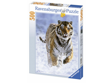 Sestavljanka Tiger pozimi 500d