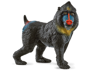 Schleich Mandril največja opica med sesalci
