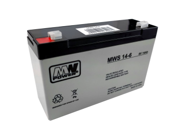 Polnilna svinčena baterija 6V 14 Ah