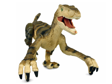 RC Dinozaver Velociraptor - rjav