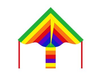 Zmaj za spuščanje Rainbow 85cm