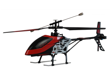 RC helikopter Buzzard V2 Single-Rotor rdeč