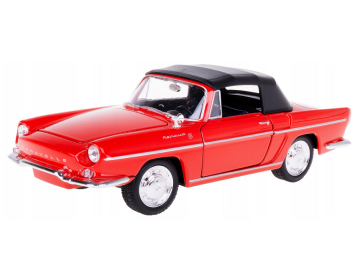 Kovinski avtomobil Renault Caravelle rdeč