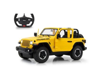 Daljinsko vodeni Jeep Wrangler JL 1:14 yellow