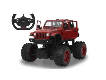 Daljinsko vodeni Jeep Wrangler JL 1:14 Big Wheel red