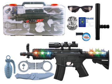 Otroški policijski set v kovčku eigrace