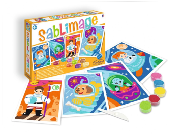 Sablimage barvni pesek - galaksija eigrace