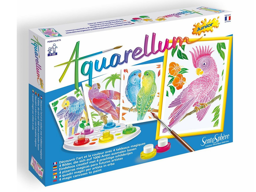 Sentosphère Aquarillum Junior - Kit Di Pittura Magica A Tema Fiabe, Atossico E Lavabile