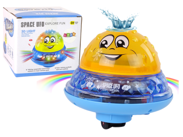 UFO vodna žoga z LED lučkami – oranžna eigrace