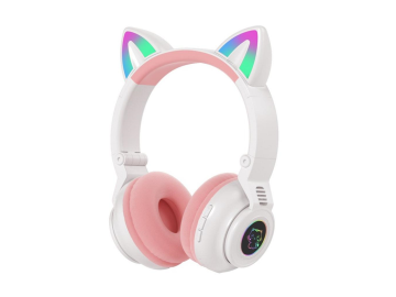 Bluetooth slušalke Kitty White
