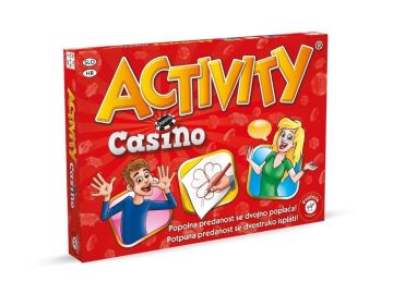 Piatnik družabna igra Activity Casino