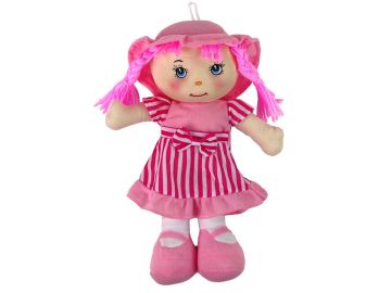 Otroška plišasta lutka 30cm roza