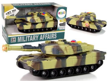 Igrača tank z zvokom in lučmi