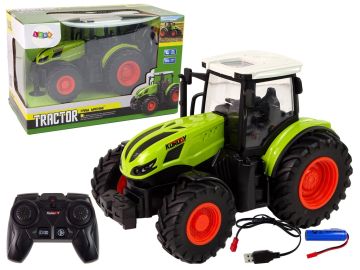 Traktor na daljinsko vodenje zelen 1:24