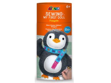 Šivanje moje prve lutke - pingvin