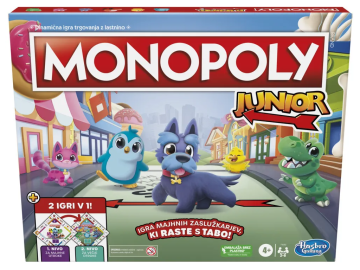 Družabna igra Monopoly Junior 2v1