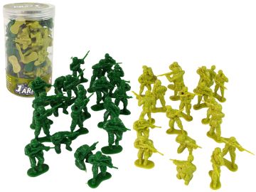 Vojaški set zelenih figur