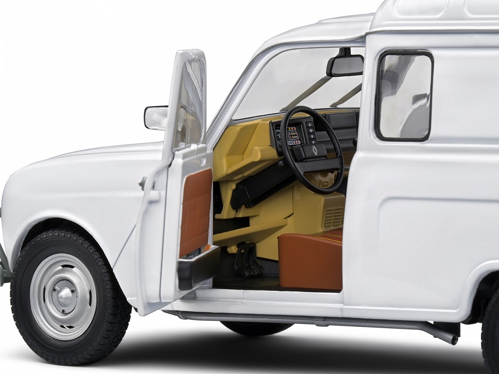 Miniature Voiture 1/18 Solido Renault 4 - Occasion Sans Boîte, Modèle Collection