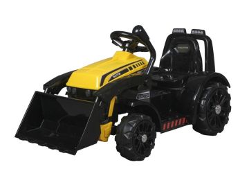 Traktor na akumulator z nakladalko - rumen