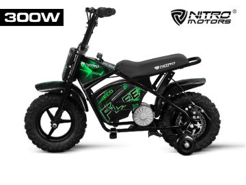 Otroški motor na akumulator FLEE črn