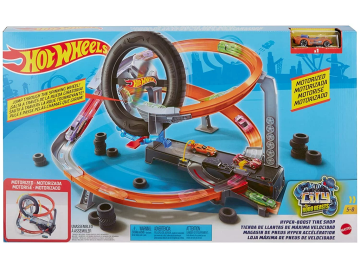 Hot Wheels steza Hyper-Boost Tire Shop