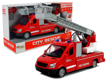 Igrača gasilsko vozilo z lestvijo eigrace