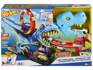 Hot Wheels Steza City T-Rex Chomp Down eigrace