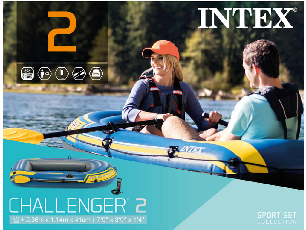 Intex 2 INTEX Čoln Challenger 2 | Trgovina Eigrače.com, BTC Ljubljana