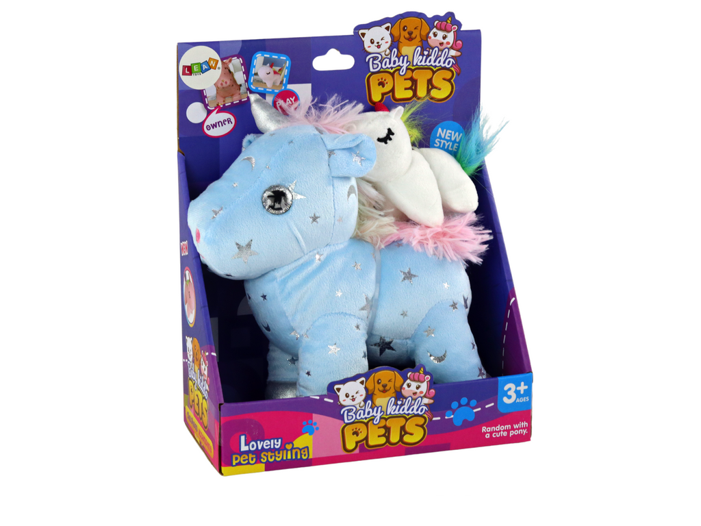 Plišasta igrača za spanje Samorog - modra | Trgovina Eigrače.com