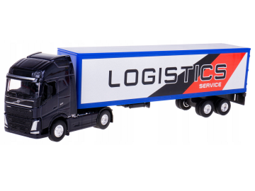 Welly kamion s prikolico Volvo FH - moder eigrace