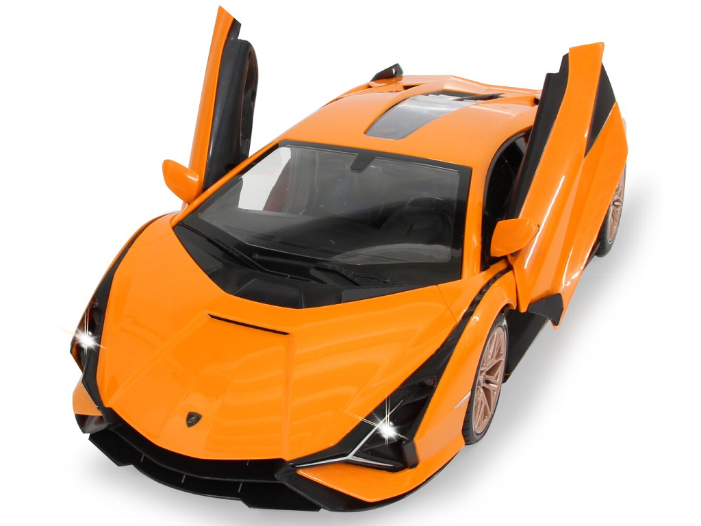 Elektrische Kinderauto Lamborghini Sian Roze 12V Met Afstandsbediening EVA banden en metallic